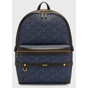 New! Versace Men's La Greca Backpack $1650